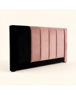 Caelab Velvet Upholstered Panel Headboard (synthetic illustration; no displayed measurements)