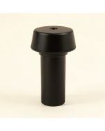 Kingsbridge Black Solar Powered Integrated Led 4 In . X 4 In . Fence Post Cap Light (synthetic illustration; no displayed measurements)
