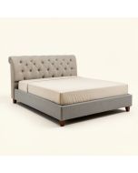 Leatham Queen Tufted Upholstered Low Profile Standard Bed (synthetic illustration; no displayed measurements)