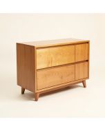 Westra Mid-Century Modern Mango Wood 3 Drawer Sideboard (synthetic illustration; no displayed measurements)