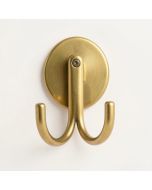 Brass Triple Wall Mounted Robe Hook (synthetic illustration; no displayed measurements)