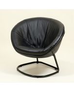 Cheney 30 '' Wide Cowhide Papasan Chair (synthetic illustration; no displayed measurements)