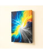 Shining Multi-Colored Plasma - Wrapped Canvas Graphic Art Print (synthetic illustration; no displayed measurements)