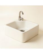 Brescia Reversible Fireclay 33 '' L X 18 '' W Farmhouse/Apron Kitchen Sink With Sink Grid (synthetic illustration; no displayed measurements)