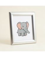 Cartoon Elephant Picture Frame (synthetic illustration; no displayed measurements)