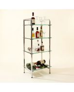 Bartender Standing Decorative Shelves Glass Household Floor Storage Wine Bar (synthetic illustration; no displayed measurements)
