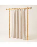 Gilvin Beaded Doorway Sheer Single Curtain Panel (synthetic illustration; no displayed measurements)