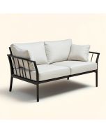 Washtenaw Patio Sofa With Cushions (synthetic illustration; no displayed measurements)