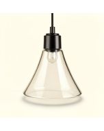 6.25 '' H Glass Bell Pendant Shade ( Clip On ) (synthetic illustration; no displayed measurements)