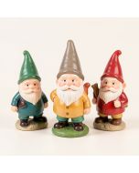 Fairy Tale Miniature Gnome 6 Piece Statue Set (synthetic illustration; no displayed measurements)