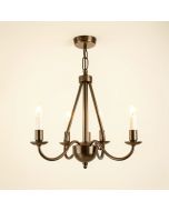 Ainsdale 5 - Light Candle Style Drum Chandelier (synthetic illustration; no displayed measurements)