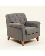 Belliveau 35.43 '' Wide Tufted Revolution Performance Fabrics® Armchair (synthetic illustration; no displayed measurements)