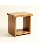 Wooden End Table (synthetic illustration; no displayed measurements)
