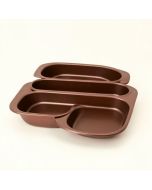Ayesha Collection Nonstick Bakeware Cake Pan And Cookie Pan Set , 3-Piece , Copper (synthetic illustration; no displayed measurements)
