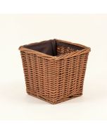 Nido Square Basket Wicker Pot Planter With Liner (synthetic illustration; no displayed measurements)