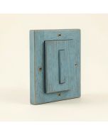 Rustic 1-Gang Toggle Light Switch Wall Plate (synthetic illustration; no displayed measurements)