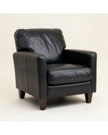 Dovercourt 33 '' Wide Genuine Leather Armchair (synthetic illustration; no displayed measurements)