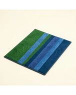 Frison Striped Tufted 29 In . X 18 In . Non-Slip Outdoor Door Mat (synthetic illustration; no displayed measurements)