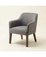 Ziggie Upholstered Dining Chair In Gray (synthetic illustration; no displayed measurements)